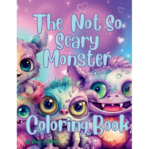 The Not So Scary Monster Coloring Book, (Paperback)