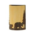 thumbnail image 2 of Meyda 143417 10 in. Pine Tree & Bear Wall Sconce, 2 of 4