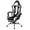 White, variant on RONG-3  Gaming Chair, Video Game Chair with Massage Lumbar Support and Footrest Height Adjustable Ergonomic Computer Gaming Chair with Swivel Seat and Headrest,Black/White