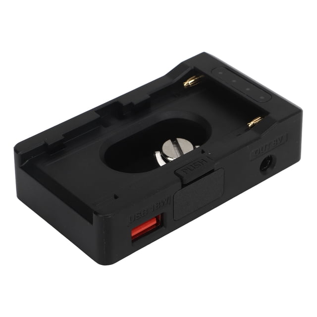 Placa adaptadora de batería para cámara, adaptador de batería NP F Placa adaptadora de batería para cámara D VD Placa adaptadora de batería NPF Diseño de vanguardia