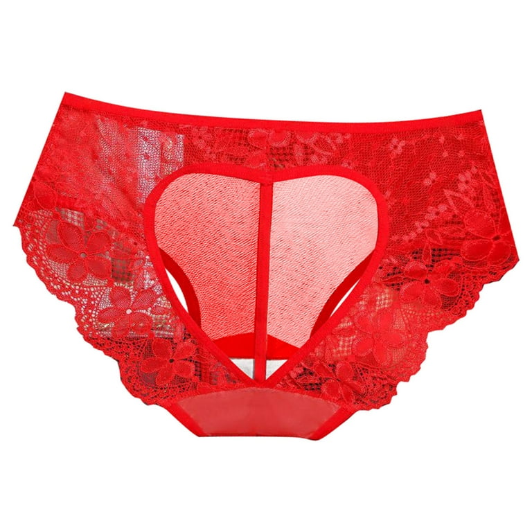 adviicd t Panty for Women Underwear Seamless Cotton Briefs Panties for  Womens Red Small