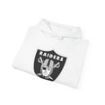 thumbnail image 2 of Raiders Las Vegas Football Oakland Los Angeles Raider Nation Hoodie 5 Colors - White / M, 2 of 4