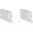 White_2pcs, variant on Auto Rolling Egg Dispenser, 30 Eggs, No Assembly for Fridge