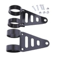 thumbnail image 1 of Support Universel de Fixation de Phare de Moto 41mm-43mm Pinces de Montage de Fourche Racer Bobber Chopper, Noir, 1 of 8