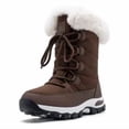 thumbnail image 2 of HOBIBEAR Women's Winter Snow Boots — Water Resistant, Faux Fur Lined, TPR Non-Slip Sole, Mid-Calf Outdoor Warm Shoes, 2 of 6