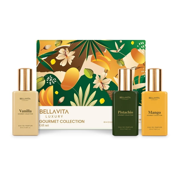 Set de regalo de perfume BELLAVITA Luxury Gourmand para hombre y mujer