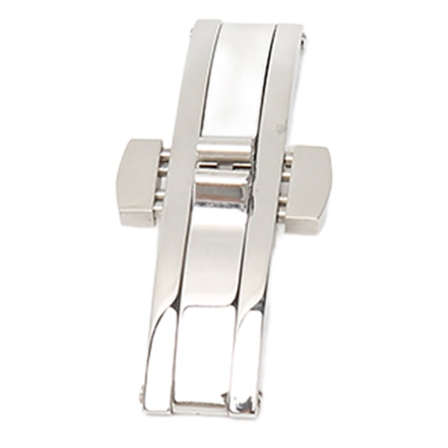 Stainless Steel Double Push Button Folding Clasp For Watch Band, Scope Of Application For Steel Watch Strap, Fine Workmanship, Multiple Applicable Place, Eco Friendly