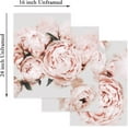 thumbnail image 2 of Peony Wall Art Pink Flower Canvas Wall Art Prints Peonies Wall Art Abstract Flower Pictures Wall Decor Peony Painting Flower Poster for Living Room Bedroomch (set of 3), 2 of 6