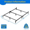 thumbnail image 3 of Mainstays Ardent Queen 7" Bed Frame,adult,Easy to Assemble. No Tools Needed., 3 of 6