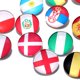 thumbnail image 3 of Insignias de botón de pin de 3 cm / 1,2 '' de diámetro, 32 broches de bandera de equipo diferente Sunnimix Pin de broche de la bandera, 3 of 8