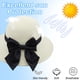 thumbnail image 4 of Sombrero de ala grande para mujer, de 56 a 58 cm de circunferencia, para verano, playa, sol, paja con lazo, 4 of 5