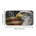 thumbnail image 5 of ONETECH American Flag Bald Eagle Door Mat Floor Mat Rug Indoor/Outdoor/Front Door/Bathroom Mats for Home Entrance Outside Entry 19.68*39.37 in, 5 of 6