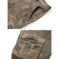 thumbnail image 5 of TRGPSG Men's Cargo Shorts,11" Inseam,Comfort Cargo Style with 6 Pockets,Casual Cotton Durability Work Shorts(No Belts)C34 Camo,Size 38, 5 of 7
