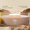 thumbnail image 5 of WoodWick 16 oz Ellipse Scented Candle, Cashmere, Beige, 5 of 10