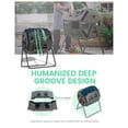 thumbnail image 2 of 2021 Upgraded Tumbling Composter with Compost Thermometer - Dual Chamber Garden Tumbler Compost Bin, 2 of 6