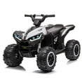 thumbnail image 1 of VOLTZ TOYS 12V ATV Off-Road Ride-On Car for Kids, Electric 4-Wheeler Motorized Quad Toy Vehicle with High/Low Speed Switch, LED Headlights & MP3 Player, White, 1 of 6