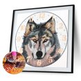 thumbnail image 4 of (C) Reloj Con Forma Especial para Bricolaje para Y Sala Estar Serie Clásica Moderna Y Europea Y Americana Wolf (con Función Reloj) (DZ653), 4 of 9