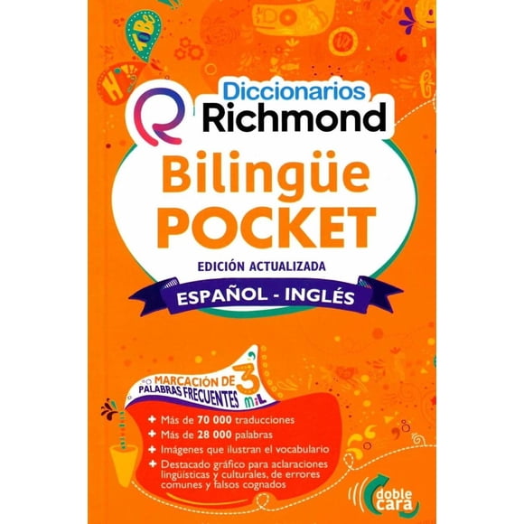 Diccionario Richmond Bilingüe Pocket, de Varios Autores