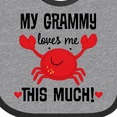 thumbnail image 4 of Inktastic Grammy Loves Me Grandchild Boys or Girls Baby Bib, 4 of 4