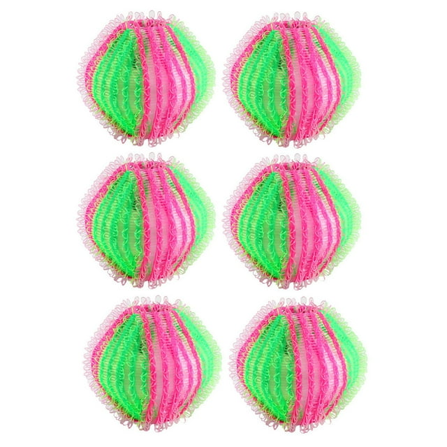 LSLJS 6Pcs Hair Lint Fluff Grabbing Laundry for Washing Machine Wash Ball Cleaning, Kitchen Utensils & Gadgets
