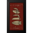 thumbnail image 2 of Pied Piper Creative 9x14 Black Modern Framed Museum Art Print Titled - Pressed I, 2 of 5