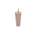 thumbnail image 6 of Just Feed Me by Jessie James Decker 4-Piece 26-Ounce Acrylic Textured Tumbler Set, Matte Mauve, 6 of 7
