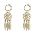 thumbnail image 4 of Xihbxyly Pendientes de Cristal, Diseño Bohemio con Borlas Geométricas, Detalles Únicos de Diamantes de Imitación, Elegante Joya Llamativa, Regalo Perfecto, Accesorio Elegante para Mujer, Apto para Oí, 4 of 7