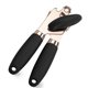 thumbnail image 1 of Abrelatas manual antideslizante con borde liso ergonómico con perilla grande compatible con personas mayores con artritis (negro), 1 of 5
