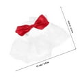 thumbnail image 2 of HOOWIFFY 1 Paire Poignets en Dentelle Rouges pour Femmes Style Lolita pour, 2 of 5