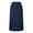 czb# Navy513, variant on CUZIBR Women'S Linen Long Skirt Solid Color High Waist Spring Summer Tube Midi Skirt With Pockets Stylish School Uniform Casual Cozy Working Dailywear,Navy,XL