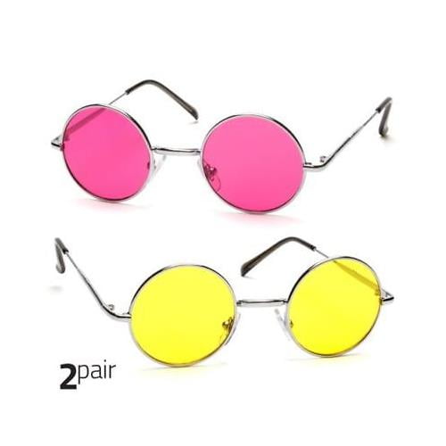 yellow john lennon glasses