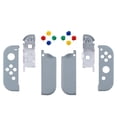 thumbnail image 4 of eXtremeRate New Hope Gray Replacement Shell w/ ABXY Direction Button for Nintendo Switch/OLED Joycon, 4 of 10