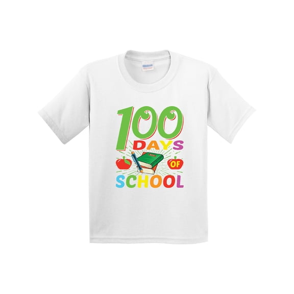 Inktastic 100 Days of School Youth T-Shirt