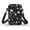 Butterfly and Daisy Pattern, variant on Panda Skull Pattern Crossbody Bags Double Layer Men, Women for Travel 4.33x1.97x7.09
