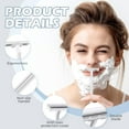 thumbnail image 3 of 100 Pieces Disposable Razors Bulk for Women Individually Wrapped Twin Blades Shaving Razor Safety Hotel Guest House Travel Home Use Portable, White, 3 of 4