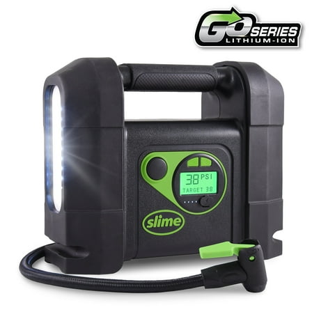 Slime 40080W Rechargeable Lithium Ion Battery Portable Tire Inflator