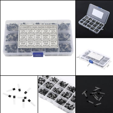 Assorted Transistor Set , TO,92, Ideal For DIY Electronics, Switching  Amplification