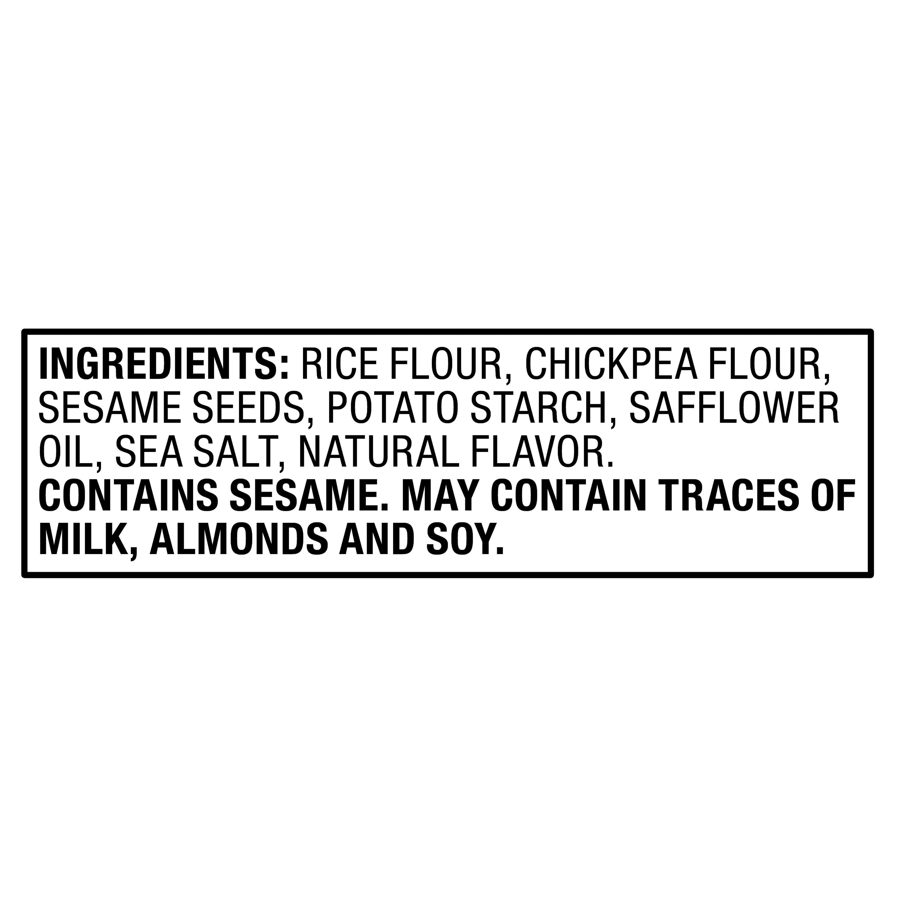 bettergoods Gluten-Free Sea Salt and Sesame Crackers, 3.5 oz