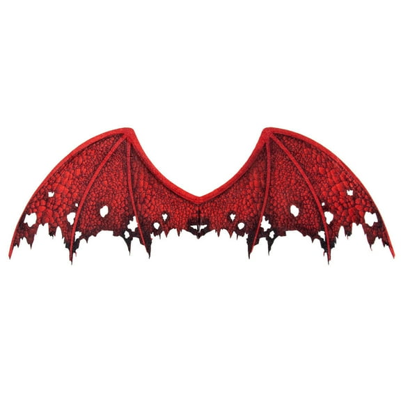RXIRUCGD Halloween Decoration Supplies, Dragon Wing Costume Devil Wing/Mask Halloween Accessorise Adult Youngster