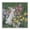 Spring Bunny Garden, variant on Stupell Industries French Country Buster Rabbit with Specs Canvas Art, 17 x 17, by Yvonne Coleman Burney