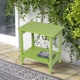 thumbnail image 2 of Shine Company 4114LG Indoor/Outdoor Rectangular Hydro-TEX Finish, Lime Green Side Table, 2 of 4