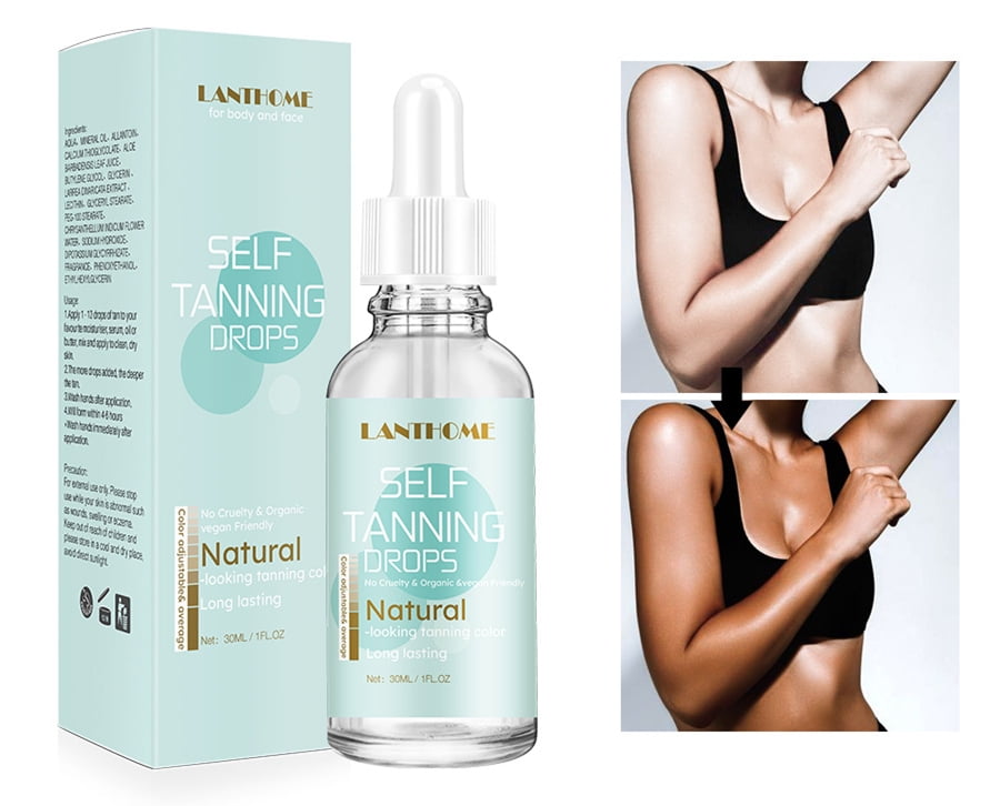 Self Tanner Tan Oil - Ultra Premium,Clean Sunless Tanner,Infused With 7 Luxurious Oils+Vitamin C for Moisturizing, Glowing Skin