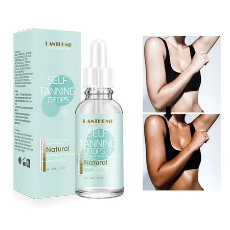 Self Tanner Tan Oil - Ultra Premium Clean Sunless Tanner Infused With 7 Luxurious Oils+Vitamin C for Moisturizing  Glowing Skin
