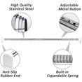 thumbnail image 2 of Tringle à Rideau à Tension pour Séparateur de Pièce Longue /. -. Grande Sans Perçage Tringle à Rideau de Fenêtre Réglable pour Salle de Bain Douche Décoration Intérieure /, 2 of 6