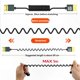 thumbnail image 4 of Coiled HDMI 2.1 Cable, Male to Male, Supports 8K@60Hz and 4K@120Hz, 48Gbps Speed for Compatible Devices, 4 of 5