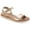 Platino Smooth, variant on Womens Mattie Cork Faux Leather Slingback Sandals