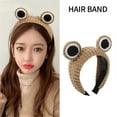 thumbnail image 5 of Cute Cartoon Headband Elastic Stretchy Spa Wrap for Makeup and Face Washing Yoga Beauty Activities, 5 of 9