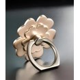 thumbnail image 6 of Cell Phone Ring Holder Stand – 360° Rotation Finger Grip Kickstand for Smartphone Mobile, Tablets – Universal Metal Phone Grip Ring with Flower Design – Gold, 6 of 12