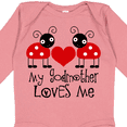 thumbnail image 4 of Inktastic My Godmother Loves Me Boys or Girls Long Sleeve Baby Bodysuit, 4 of 5