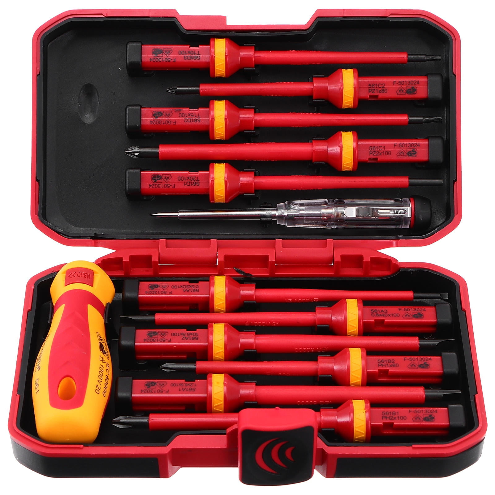HONMEET 1Set Red Lightweight Phone Pry Tool and Repair Kit for Tablet and Mobile Computer Maintenance